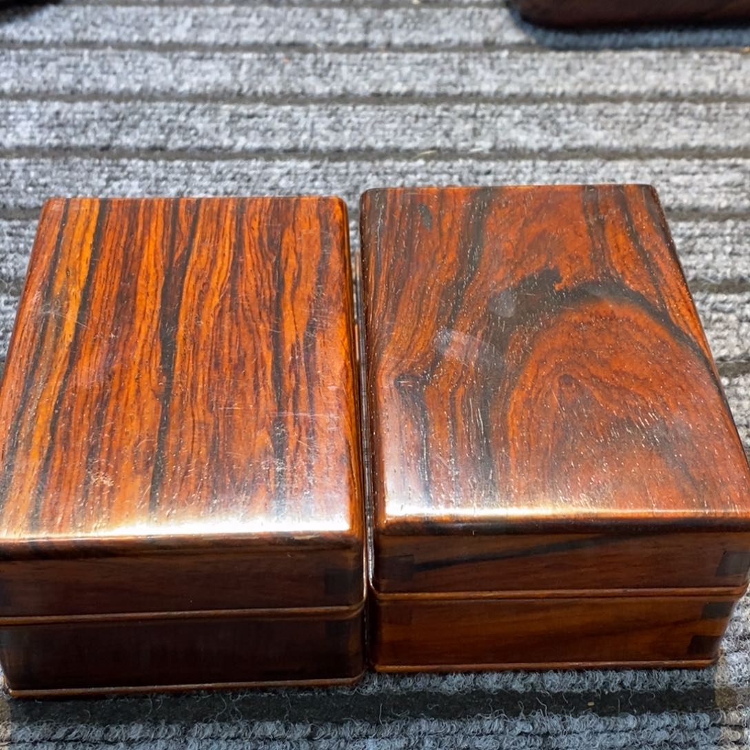 贡木东**菊文房木器文房雅玩