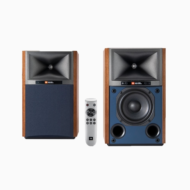 JBL4305P HiFi音响音箱 复古监听扬声器播放器 高保真有源发烧级