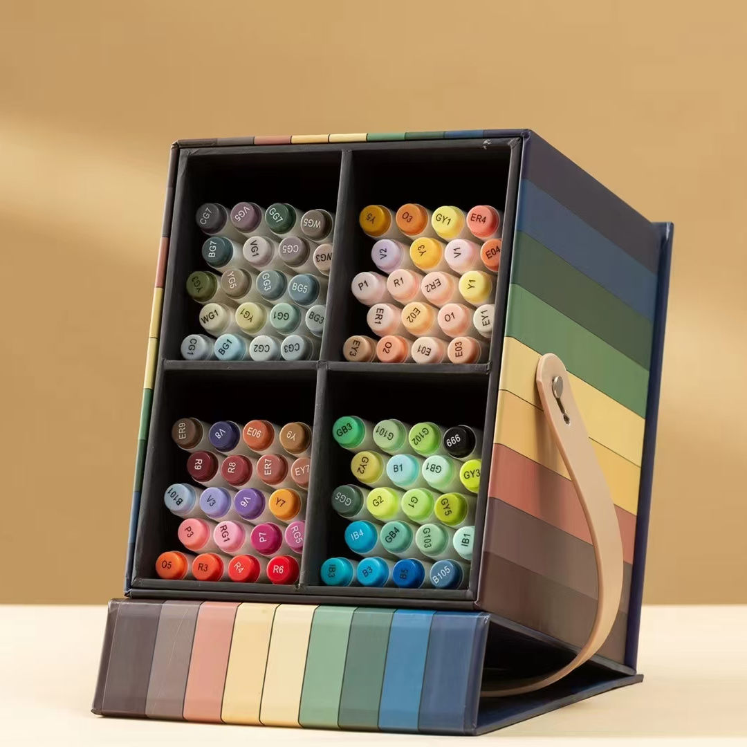 堂绘四代软头马克笔80色