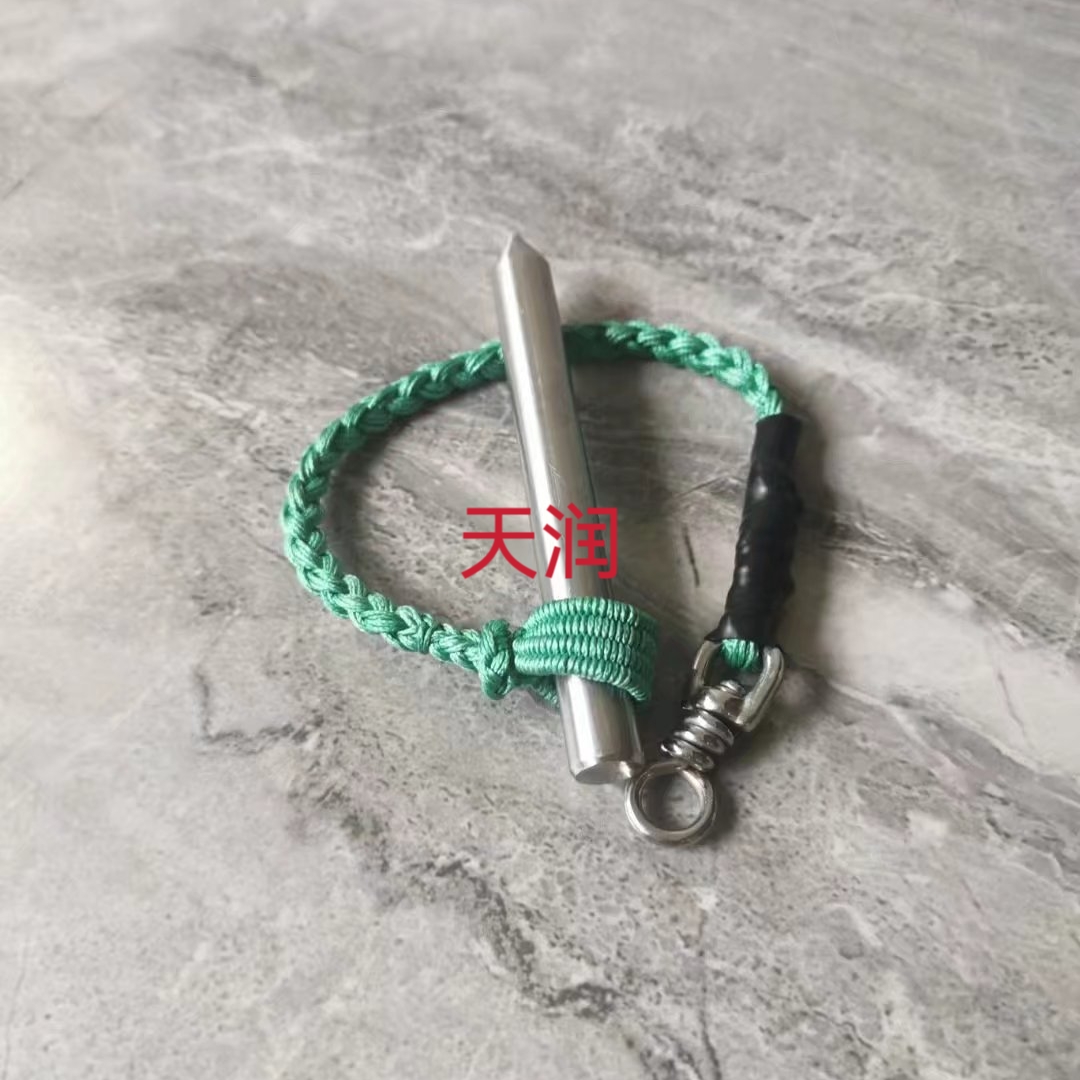 鸡脚绳宠物鸡脚绳头绿色大力马编织18-23cm长家禽牵引绳