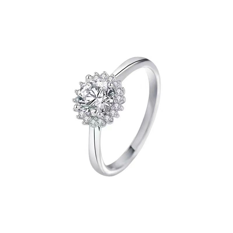 【璀璨光芒】南非太阳花1ct 戒 A14