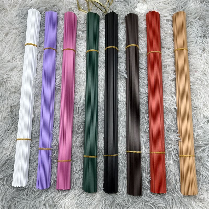 2号花杆手工diy制作玫瑰花编筐材料麻绳丝网花假花花杆