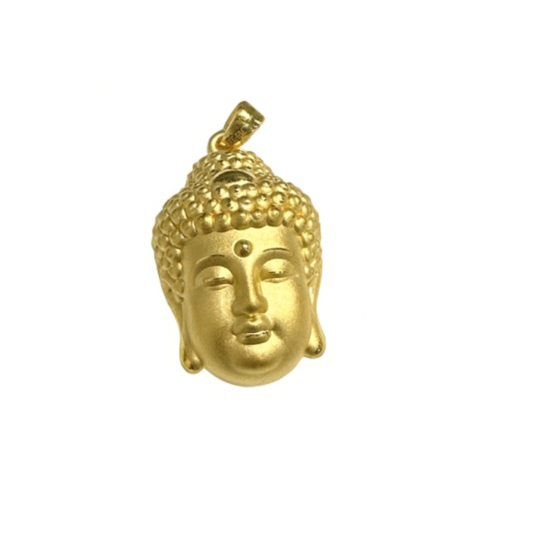 足金饰品/佛字佛头/5.34/A92969-5.34/Y(克重多退少补)