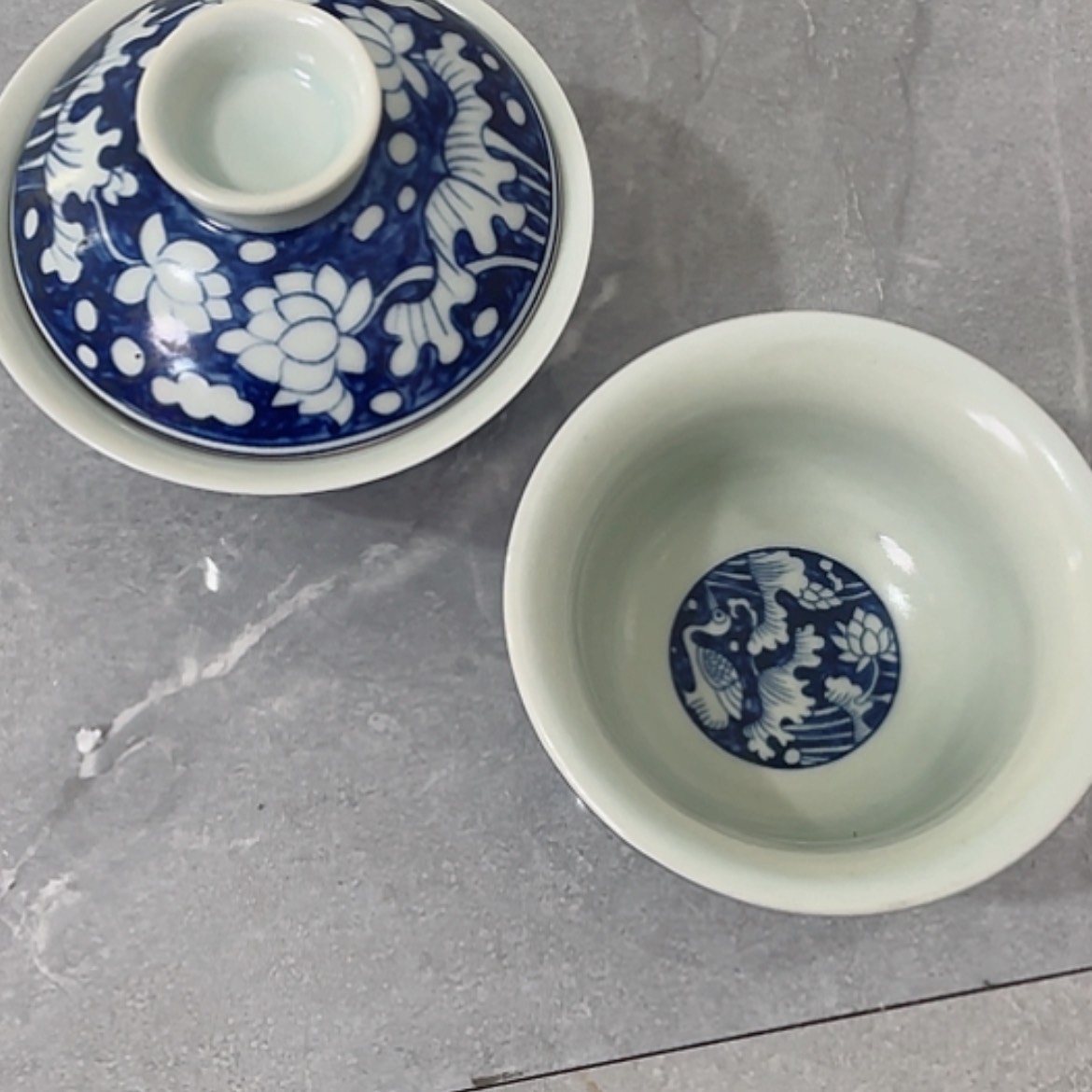 【闪购商品】陶瓷空***全青一鹭二才加压手微瑕