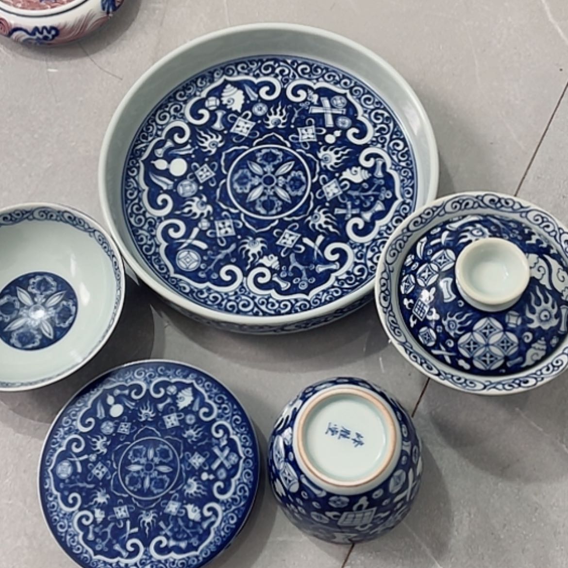 【闪购商品】陶瓷八宝五件套加礼盒