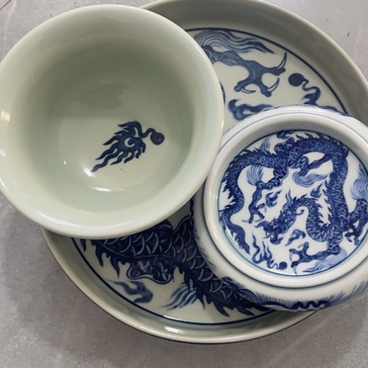【闪购商品】陶瓷观**茗铠甲龙壶承加压手加老杯垫