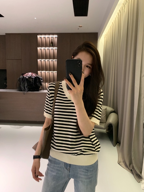 MISS BAO 定制条纹T