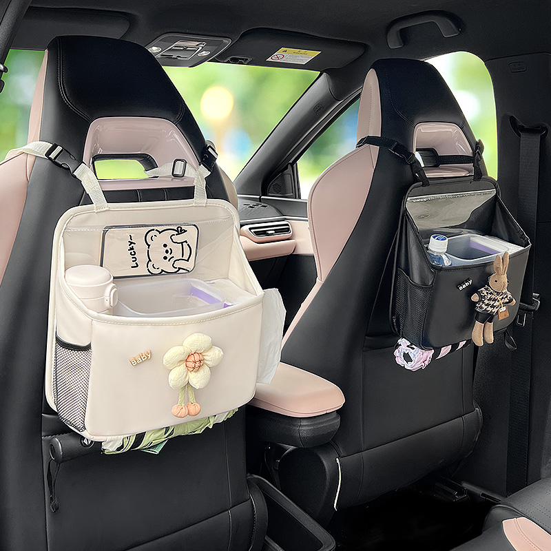 比亚迪海豚海鸥座椅后背收纳袋垃圾桶纸巾盒置物架车内装饰内饰品