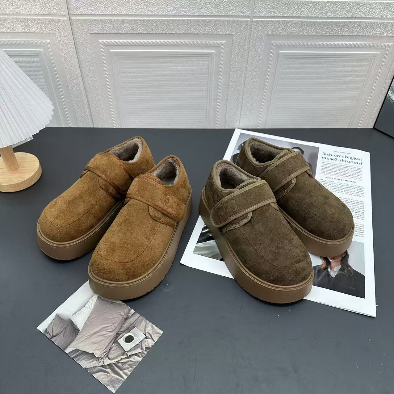 2024冬季新款加绒保暖百搭防滑舒适经典时尚休闲鞋 326 