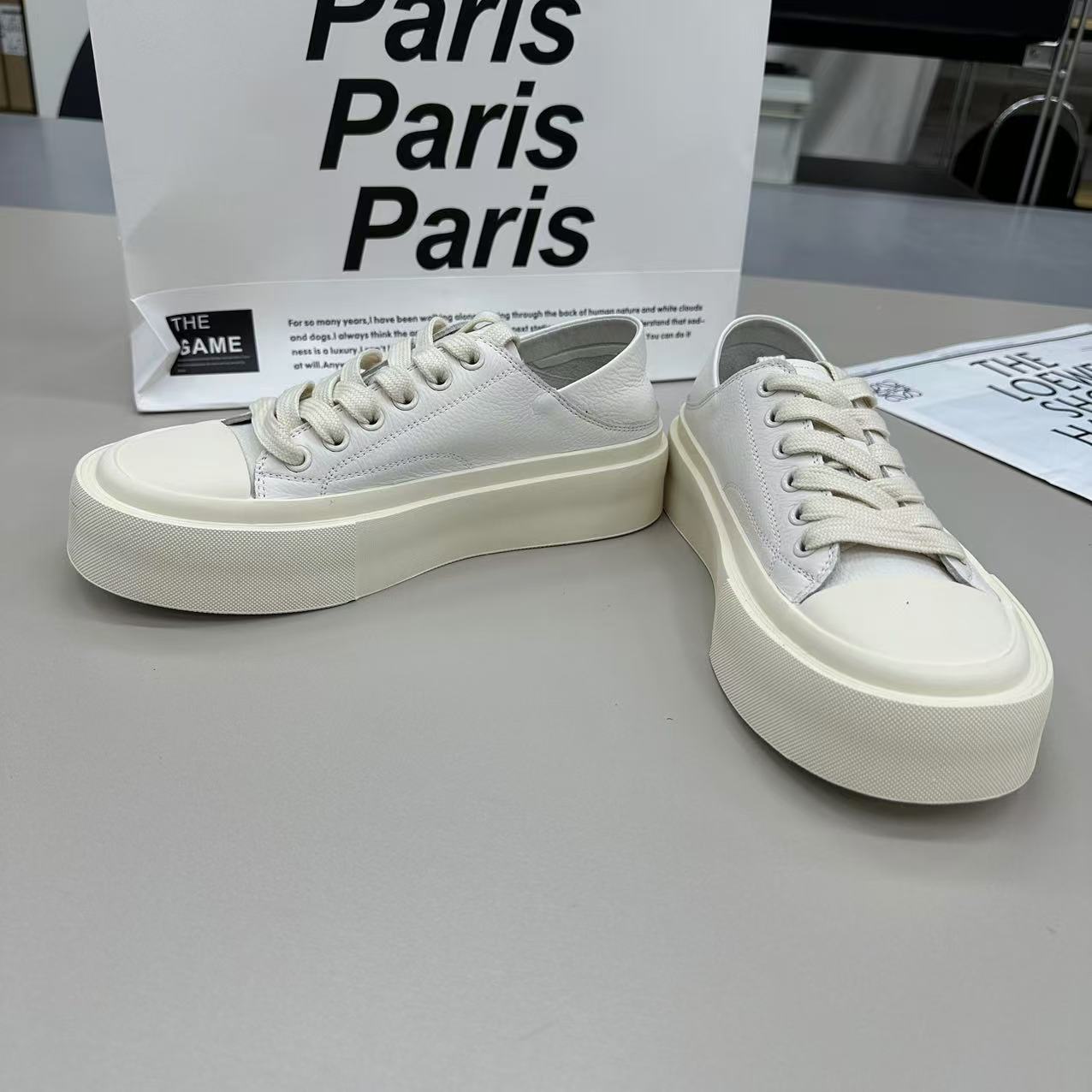 2025春季新款饼干鞋时尚百搭厚底休闲鞋 1782