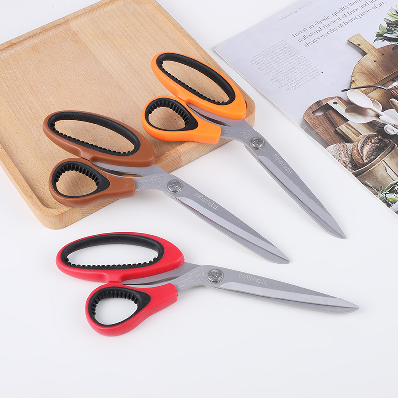 韩式厨房家用烤肉剪刀剪鸡骨杀鱼加长剪刀
