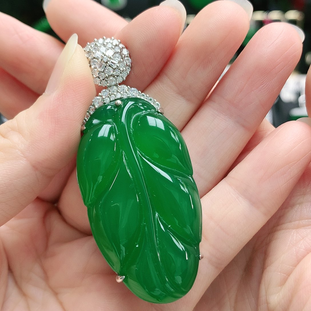 玛瑙/玉髓吊坠银S925镶嵌