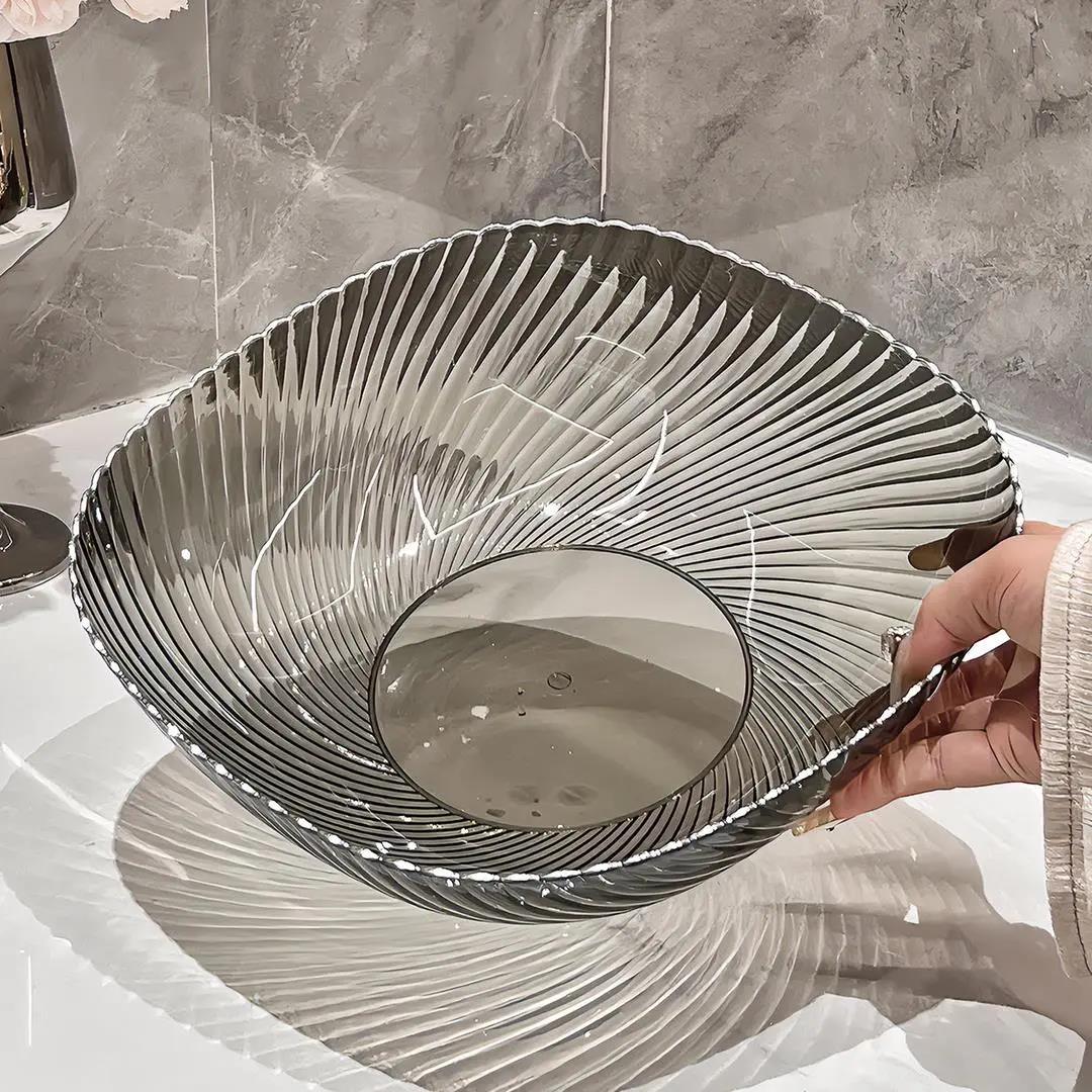 【新疆邮】水果盘客厅家用2023新款茶几果盘轻奢前台盘