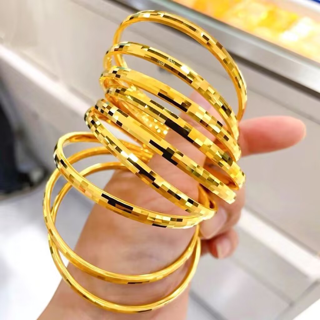 NIDYAR/妮蒂娅 铜合金手镯 高定马赛克手镯女不掉色闭口镯子