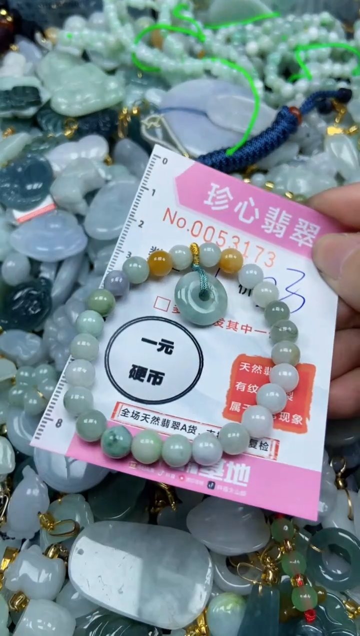 【闪购商品】翡翠颈饰未镶嵌闪购商品0053173