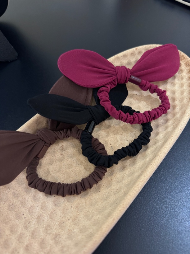 韩国欧尼氛围感蝴蝶发绳