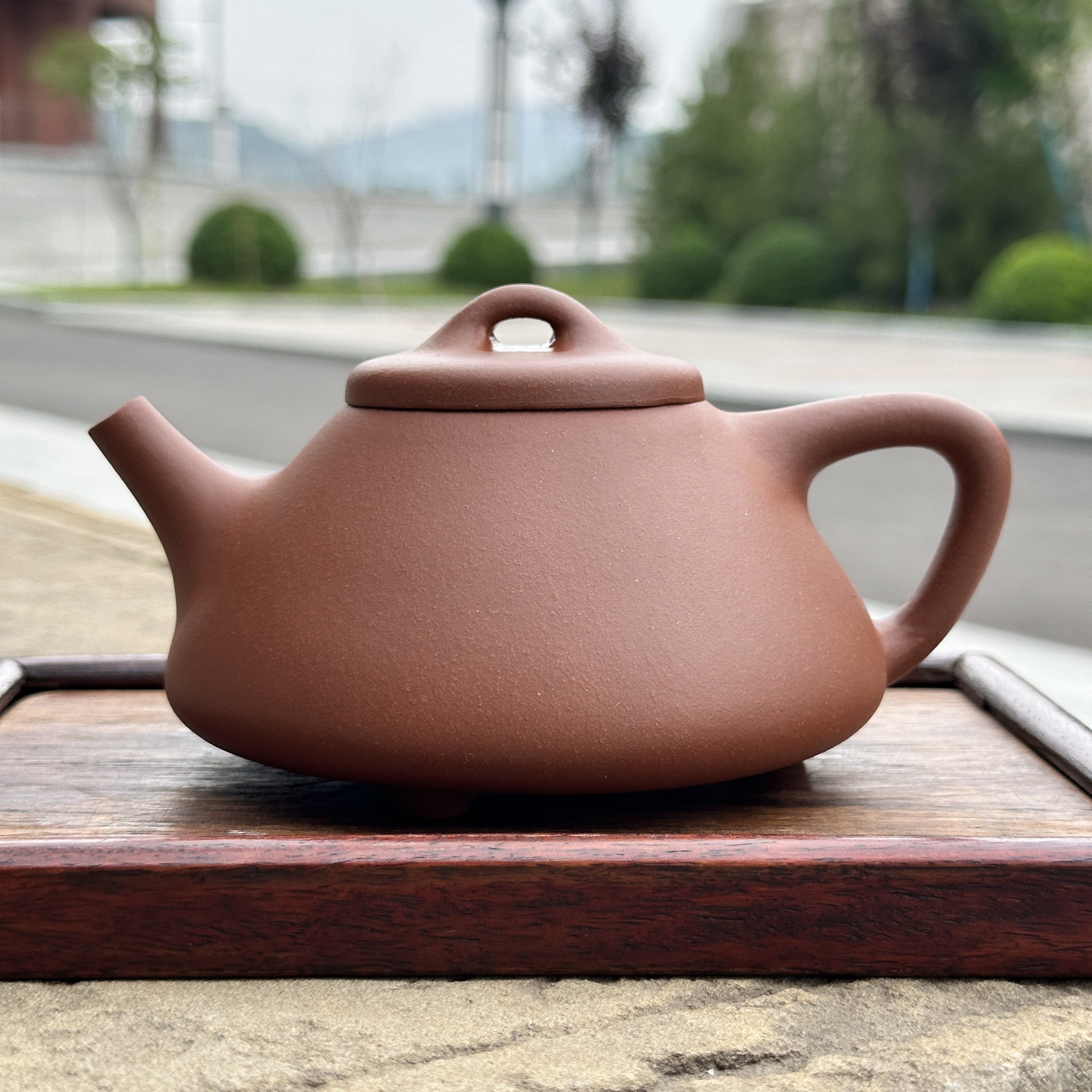【荀庐文化】原矿半手 紫砂壶 子冶石瓢壶 275ml