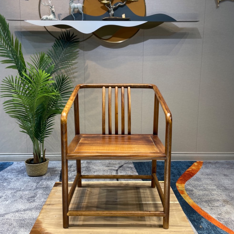 工厂直销包邮【大禅椅】进口南美胡桃木 新中式拍一发二