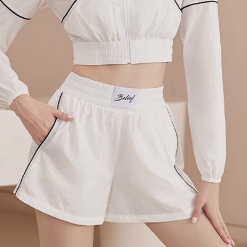 N54006Y运动瑜伽防晒短裤健身跑步休闲时尚防晒短裤