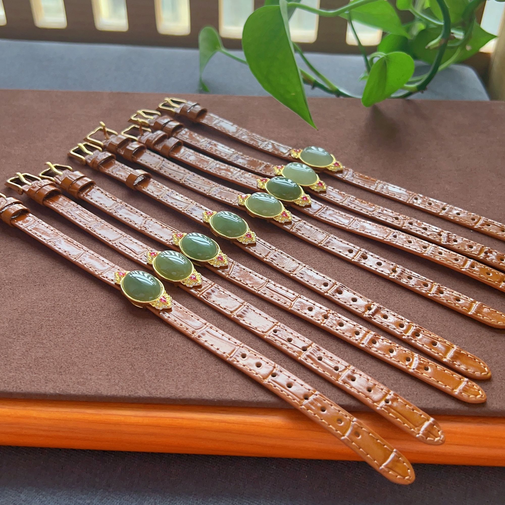 和田玉手环手牌时尚简约微色差多样性发货拍一发一