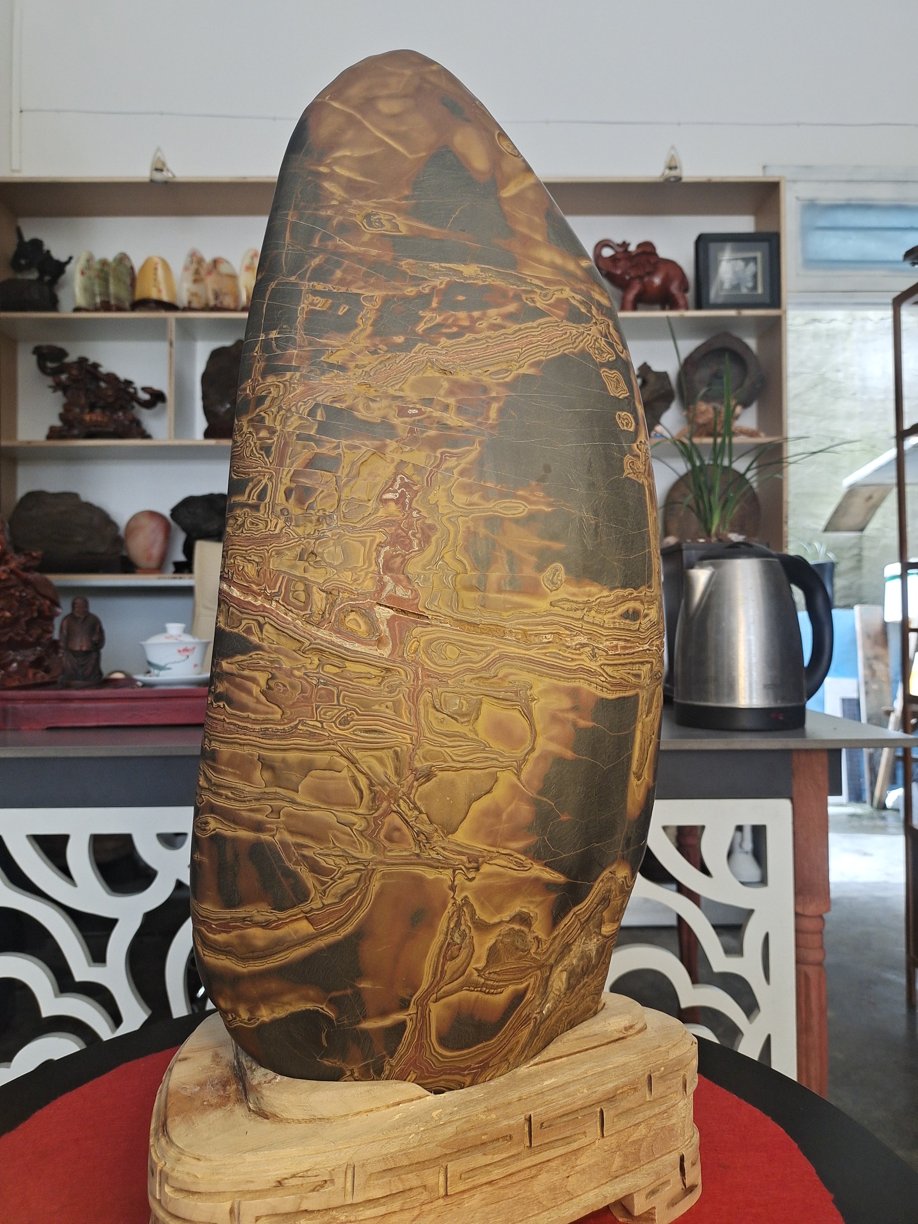 贵州安顺古铜石，居家必备款精品摆件