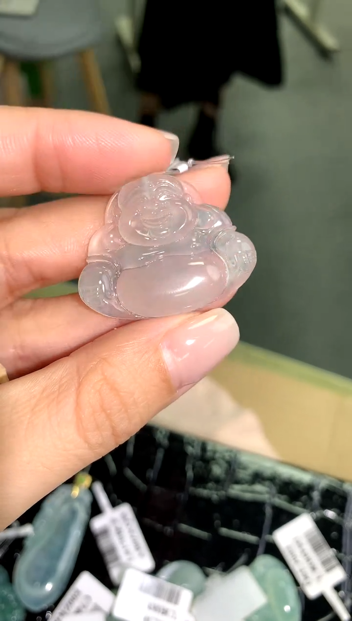 【闪购商品】翡翠佛公未镶嵌吊坠
