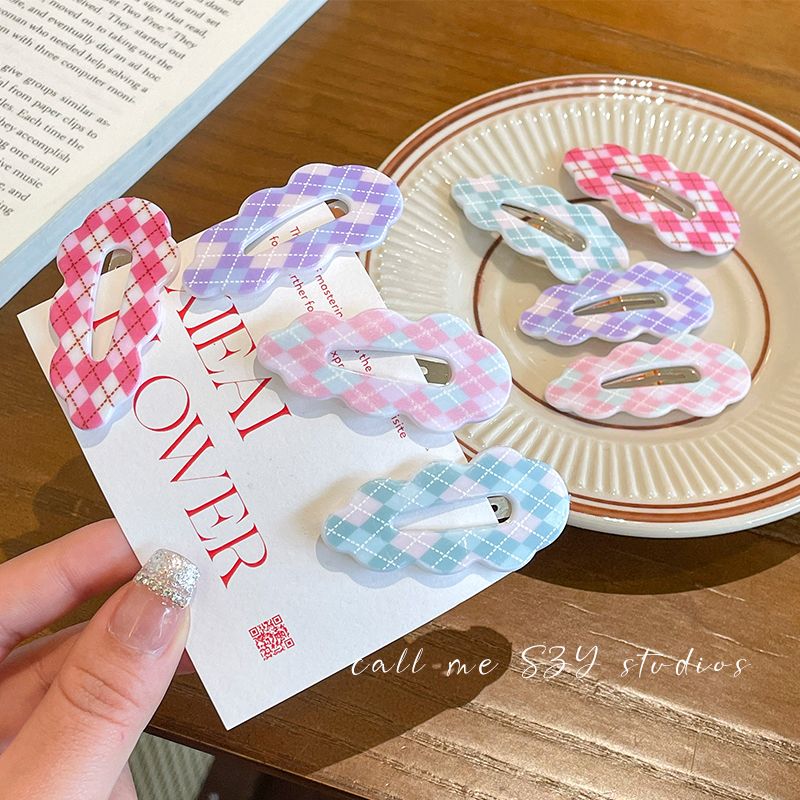 糖果色BB夹发卡甜美系侧边无痕刘海夹儿童头饰
