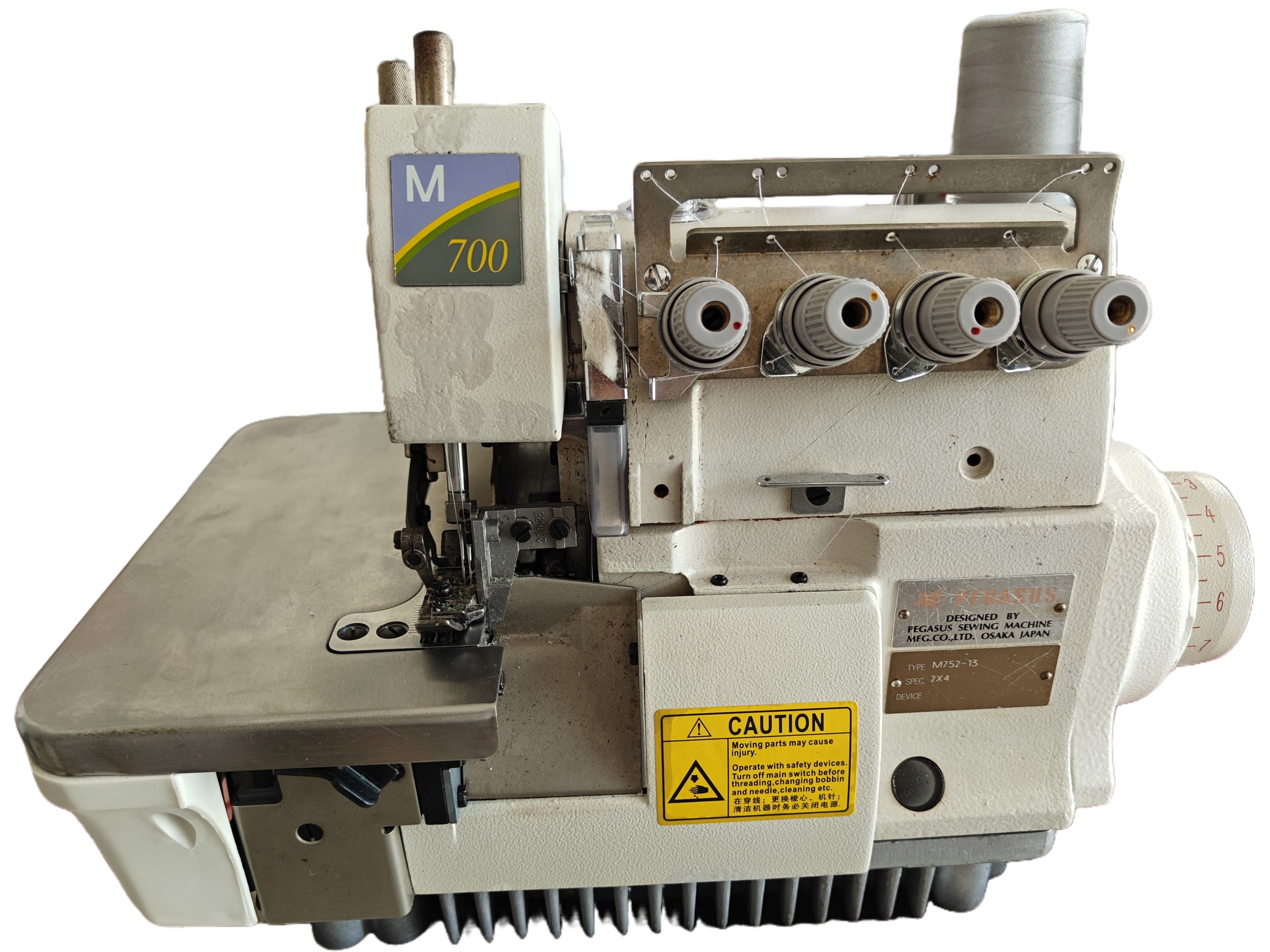 飞马四线锁边机，薄厚通吃，四线三线密拷连缝带锁一机多用