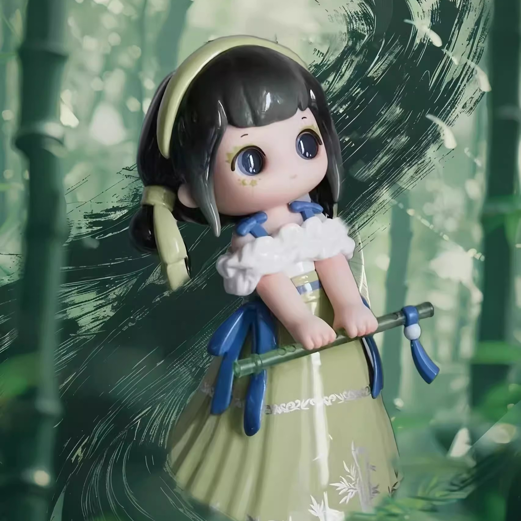 【拆盒】入画如梦卷新款潮玩盲盒拆开办公摆件创意礼物潮玩公仔温馨