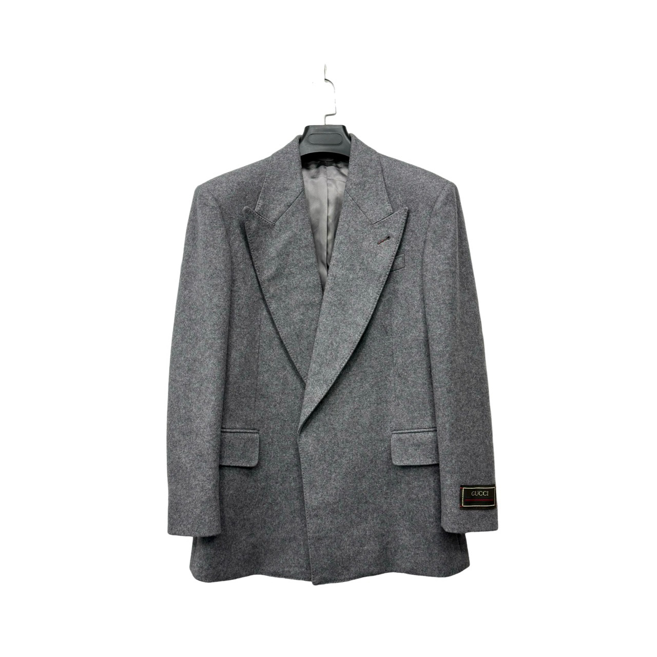 99新 GUCCI/古驰 羊毛袖口徽标西服 46码/无配件