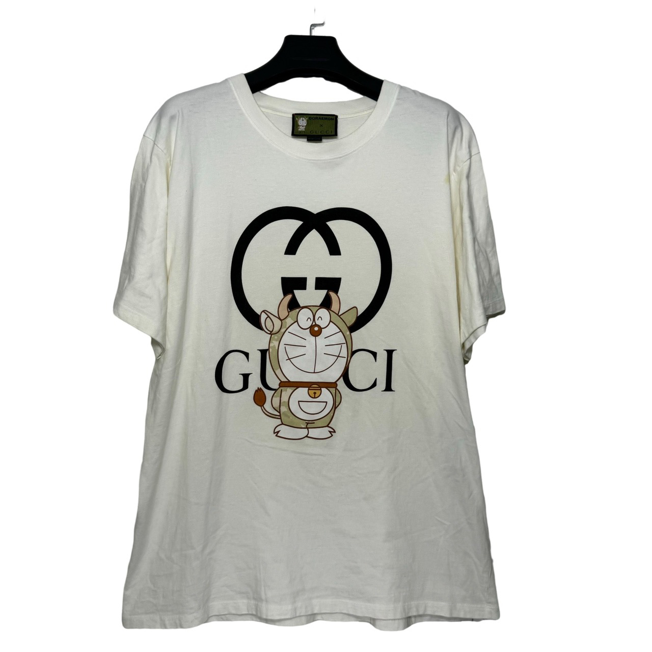 95新 GUCCI/古驰 哆啦A梦短袖 XL码/95新/无配件