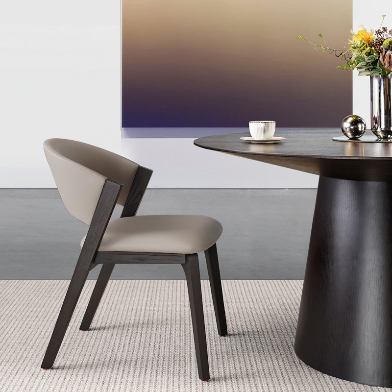 餐椅创意轻奢极简咖啡椅书房书桌椅餐厅酒店靠背椅设计师款柔软