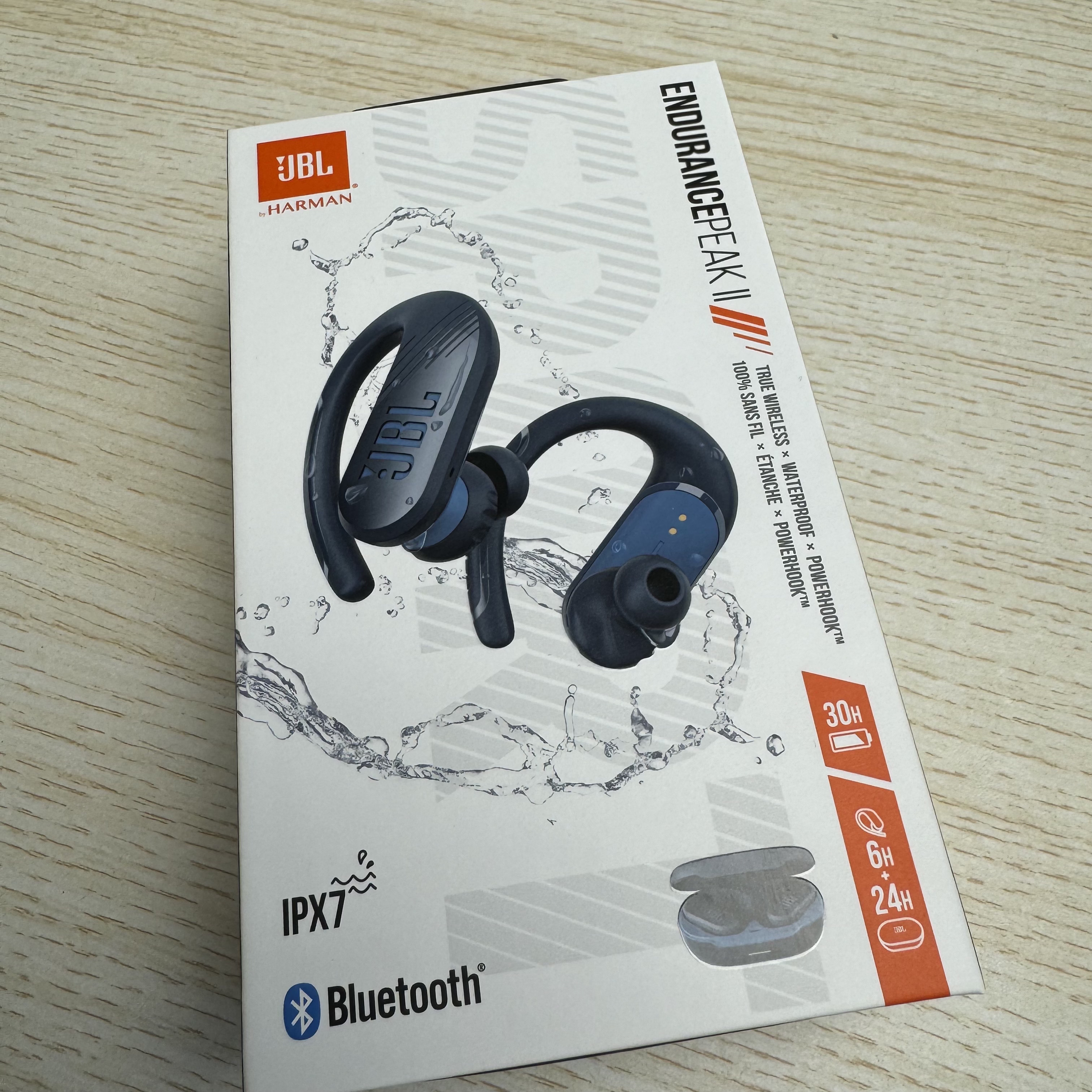 9新 JBL Endurance peak 二代 耳挂真无线蓝牙耳机