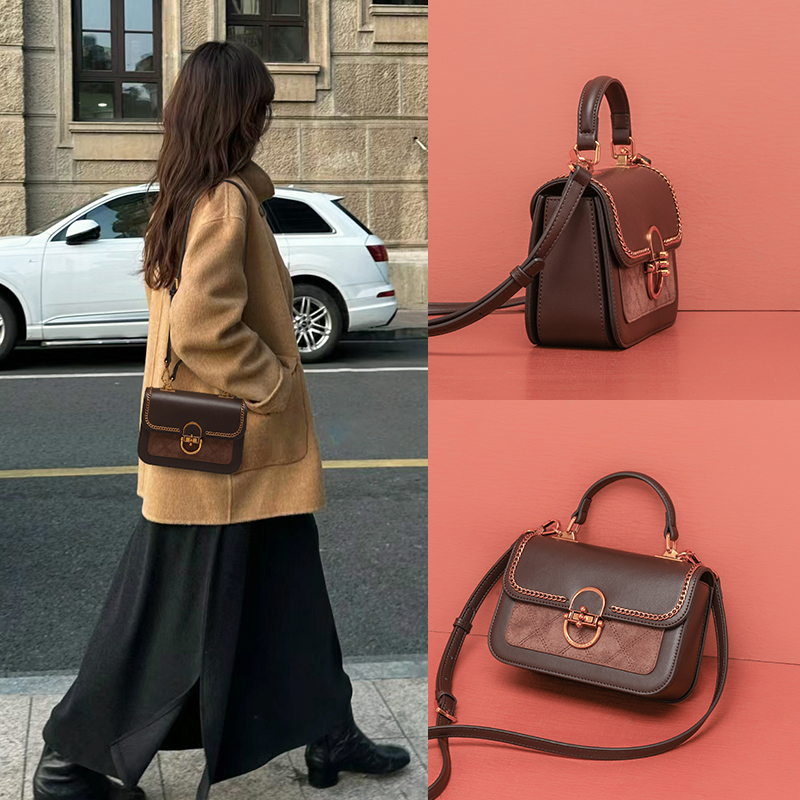 2025新款 复古手提单肩斜挎腋下包