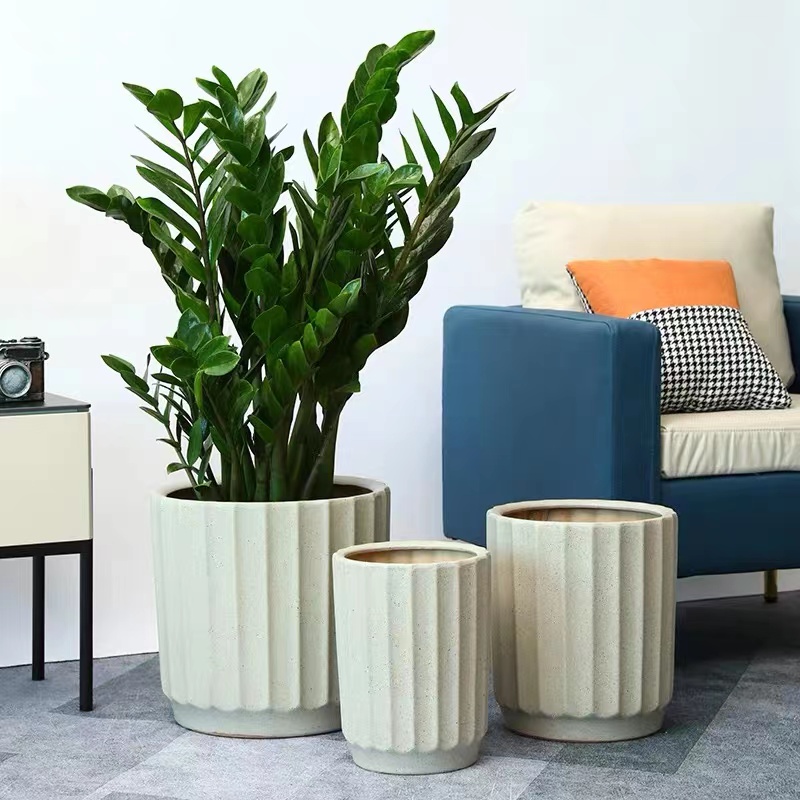 花盆陶瓷欧式轻奢创意个性室内庭院大口径落地散尾葵多种盆栽包邮