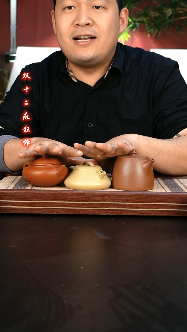 【闪购商品】紫砂茶壶XJ汉铎+玄瓢本绿+剑流扁樱朱泥