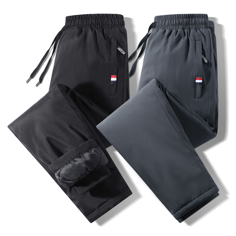 中老年棉裤男加厚加绒冬季爸爸高腰深裆保暖裤老年人冬装棉长裤子