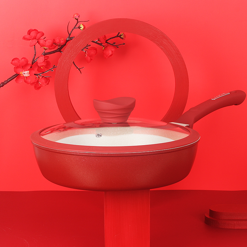 【母婴级】火山岩煎锅不粘锅26cm【直播-专属】