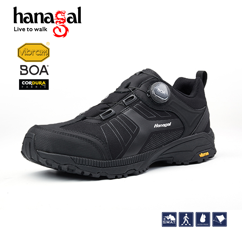 春秋四季户外鞋战术靴特种兵V底Boa免系带快速穿脱低帮男女靴