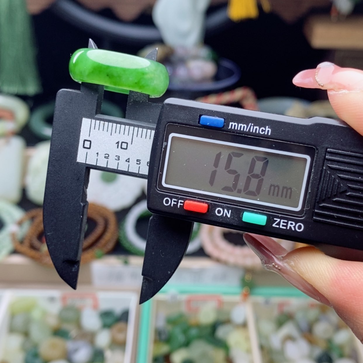 【闪购商品】和田玉戒指15.8未镶嵌