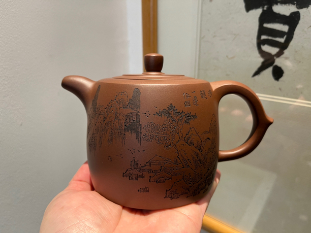 宜兴紫砂  睿丰堂 井栏壶全手工茶壶大容量精美手制