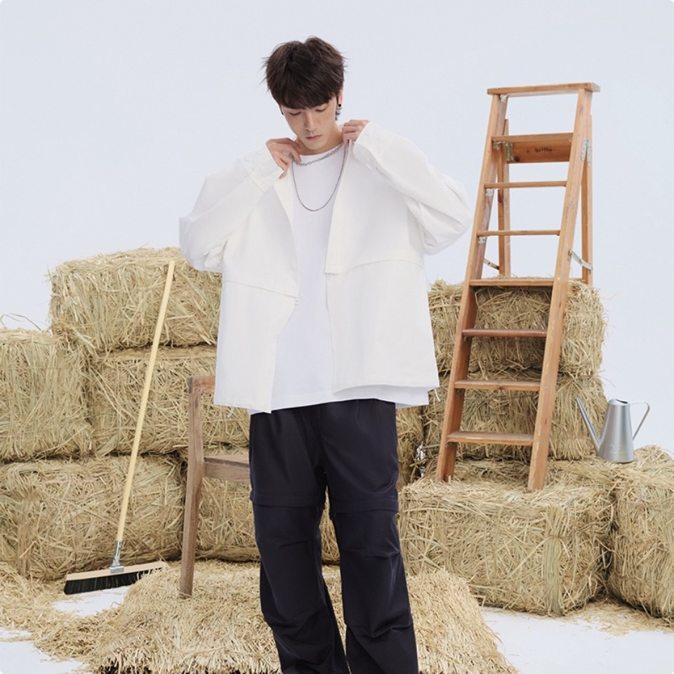寻找独角兽FARMER BOB艺术灵感可拆卸长袖衬衫休闲运动
