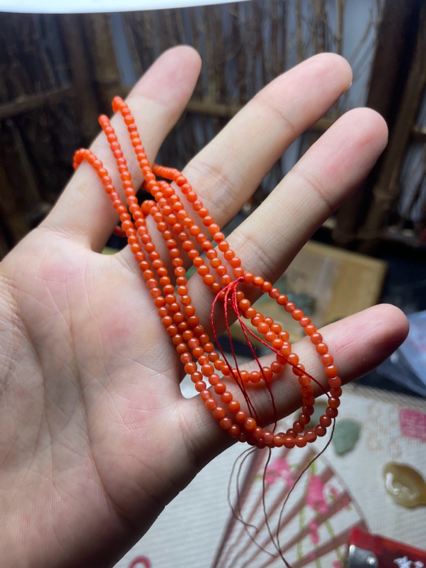 南红小米珠精致小巧