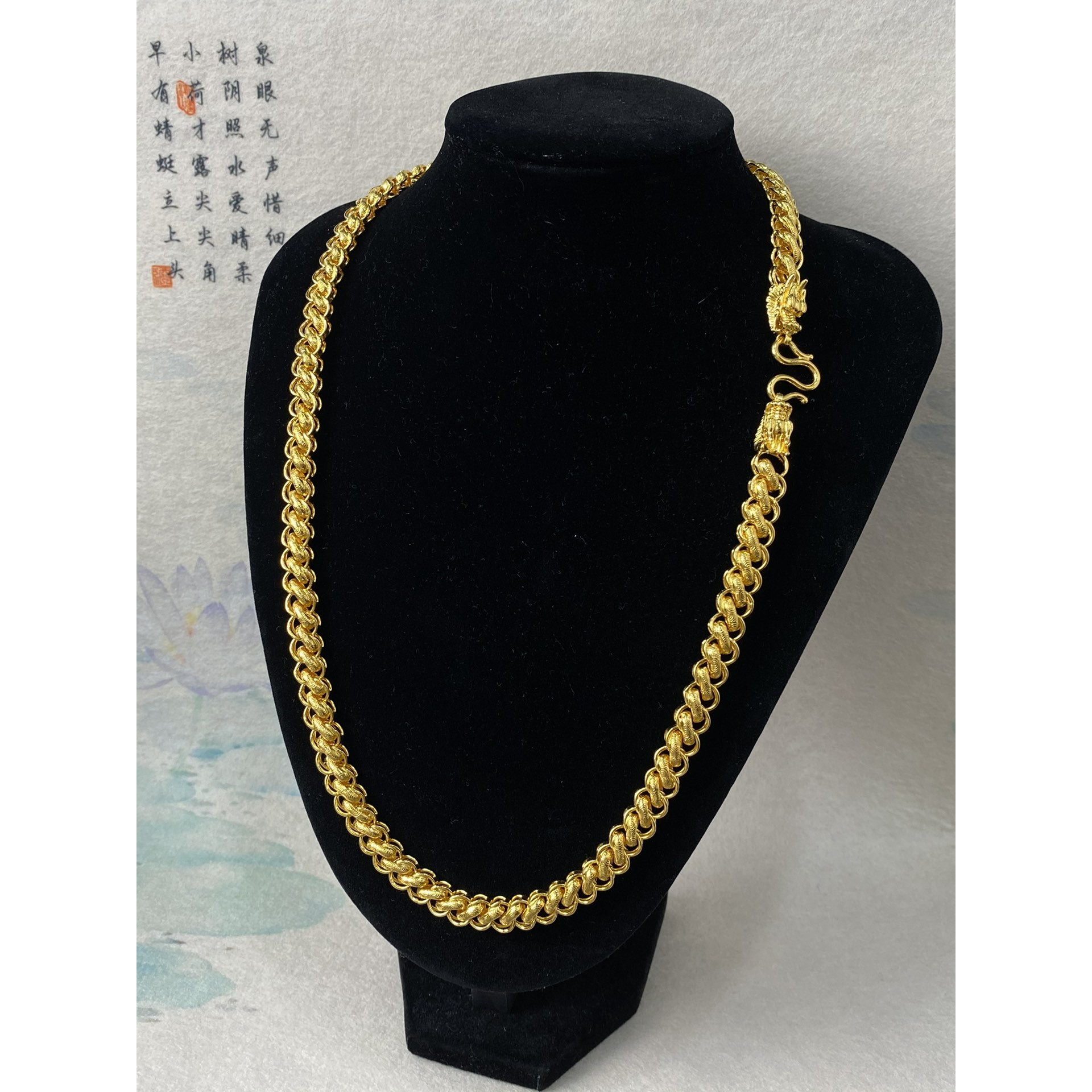 足银手镯 首饰泰国链实心不掉色送礼物男款