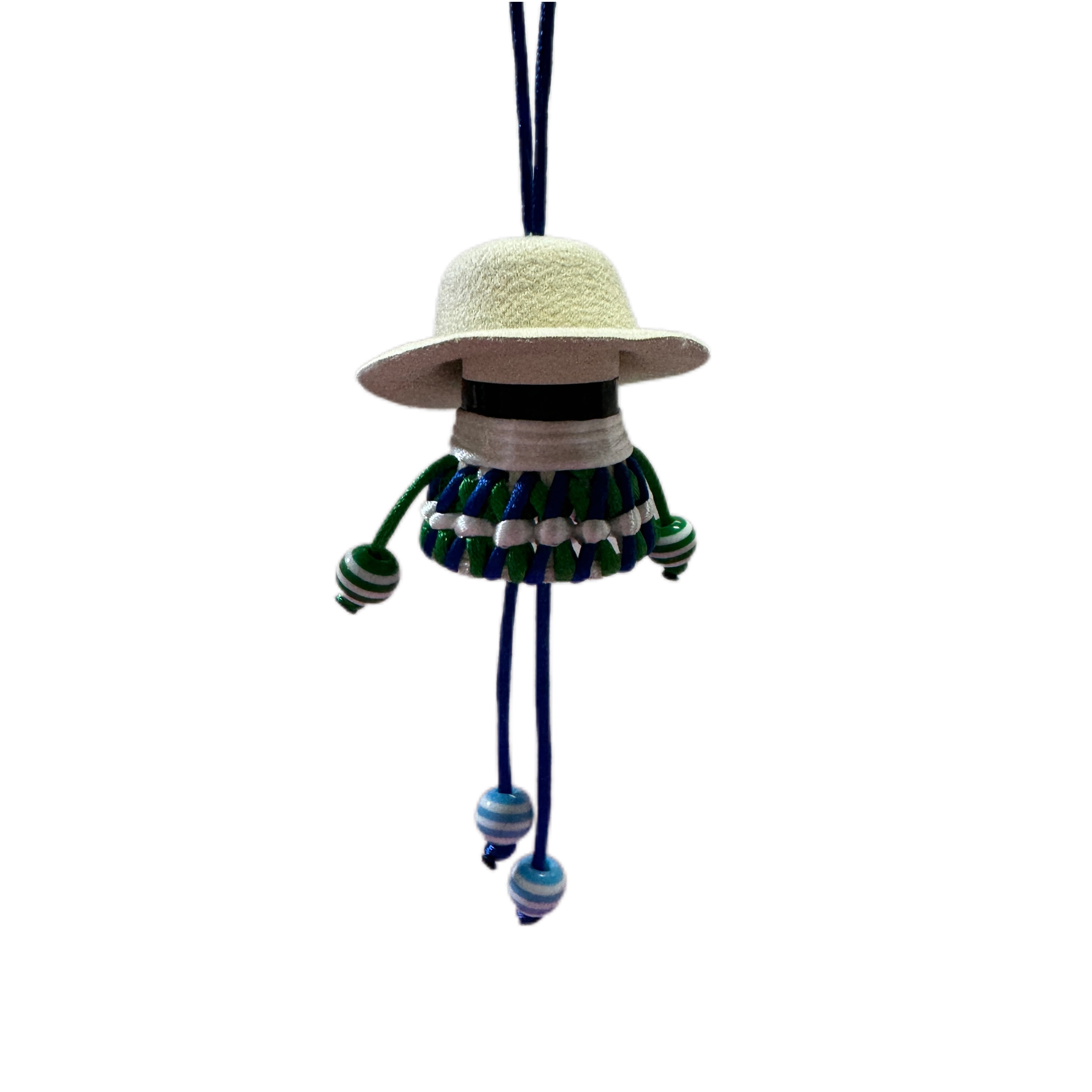 多巴胺羽毛球挂件运动迷你羽毛球挂饰手工制作可爱卡通帽子款礼物