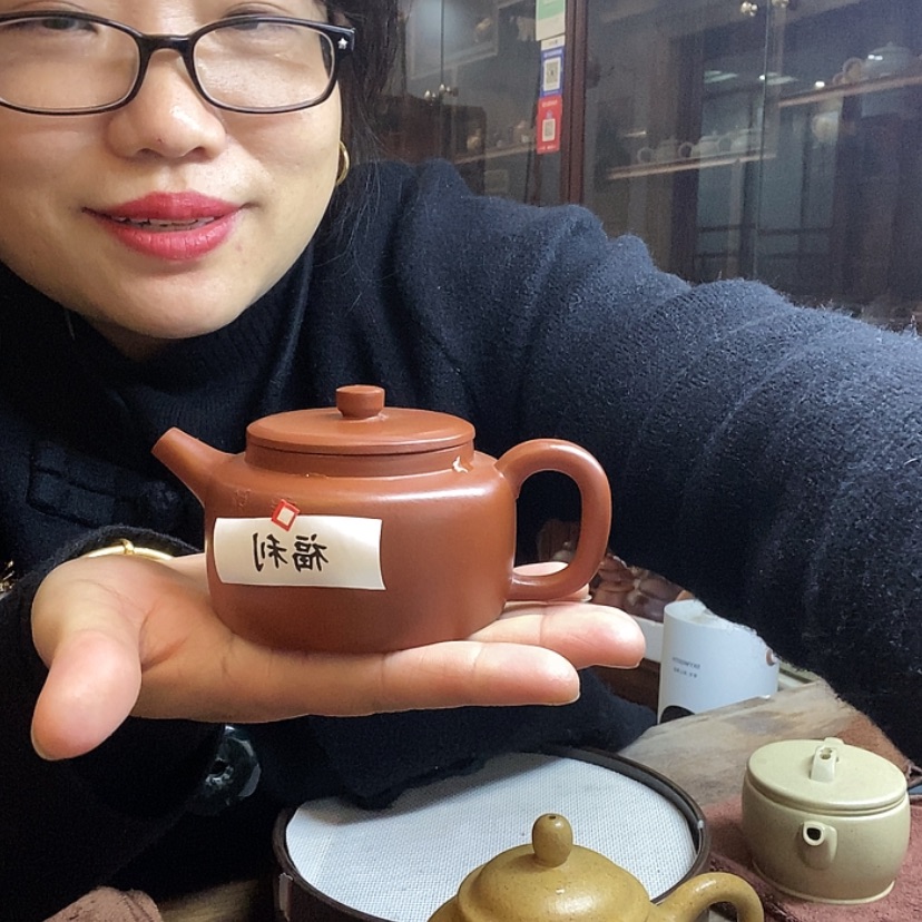 【闪购商品】朱泥大红袍茶壶160c c