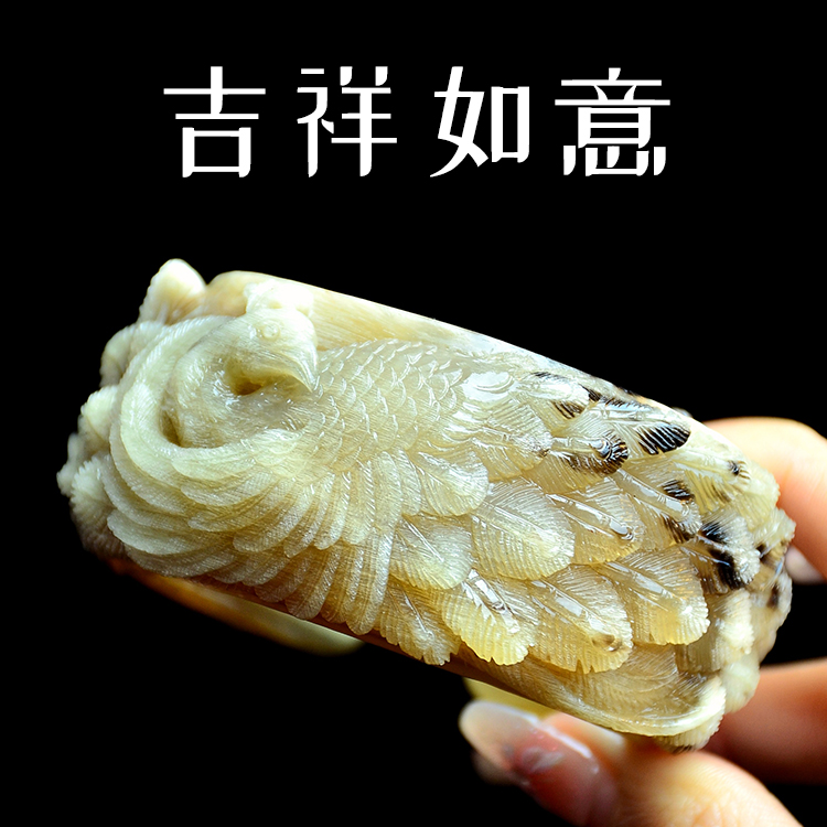 非金属皮质手镯 雕刻手镯 天然高贵羊角手镯牛角手镯饰品时尚凤凰