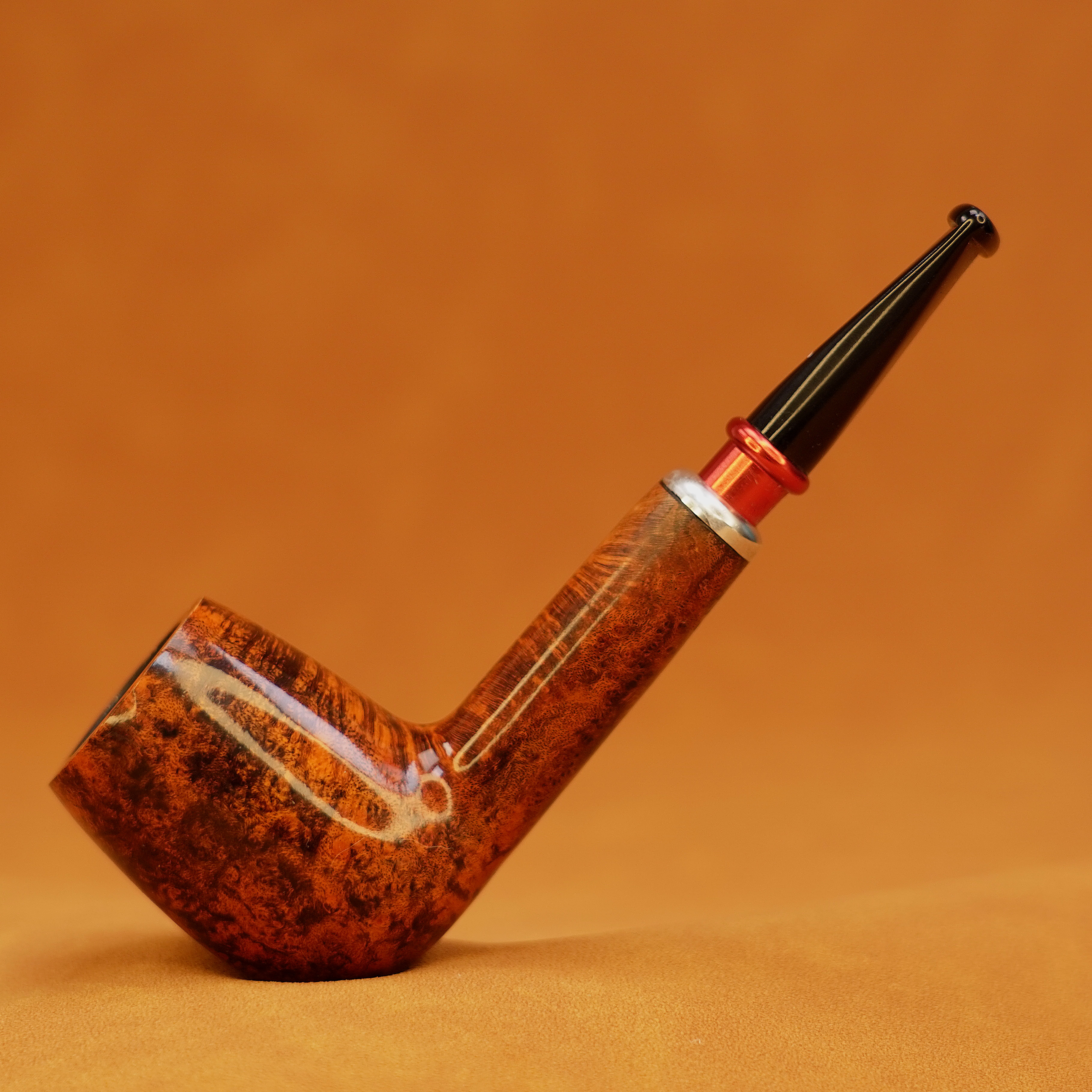 丹麦诺丁烟斗光面军插过肺彼得森烟斗艾瑞克111