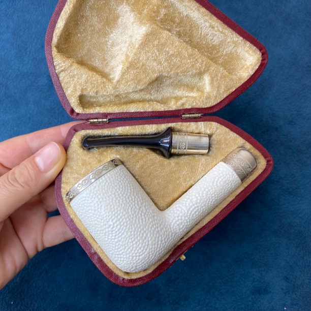 土耳其HCOR海泡石直杆撞球烟斗