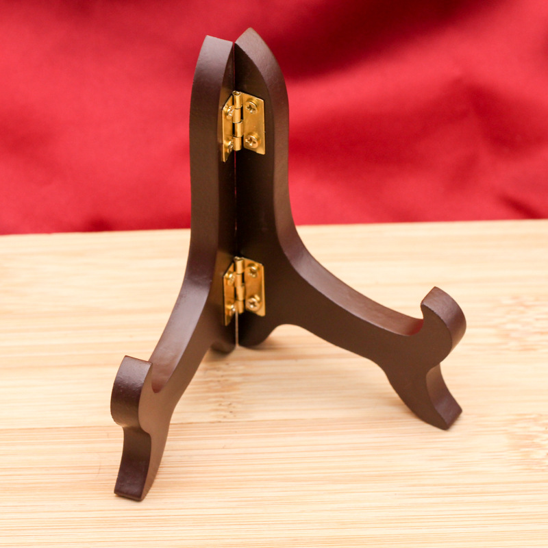 展示赏盘装饰盘子支架托架工艺品实木相框瓷盘架摆件普洱茶饼架子